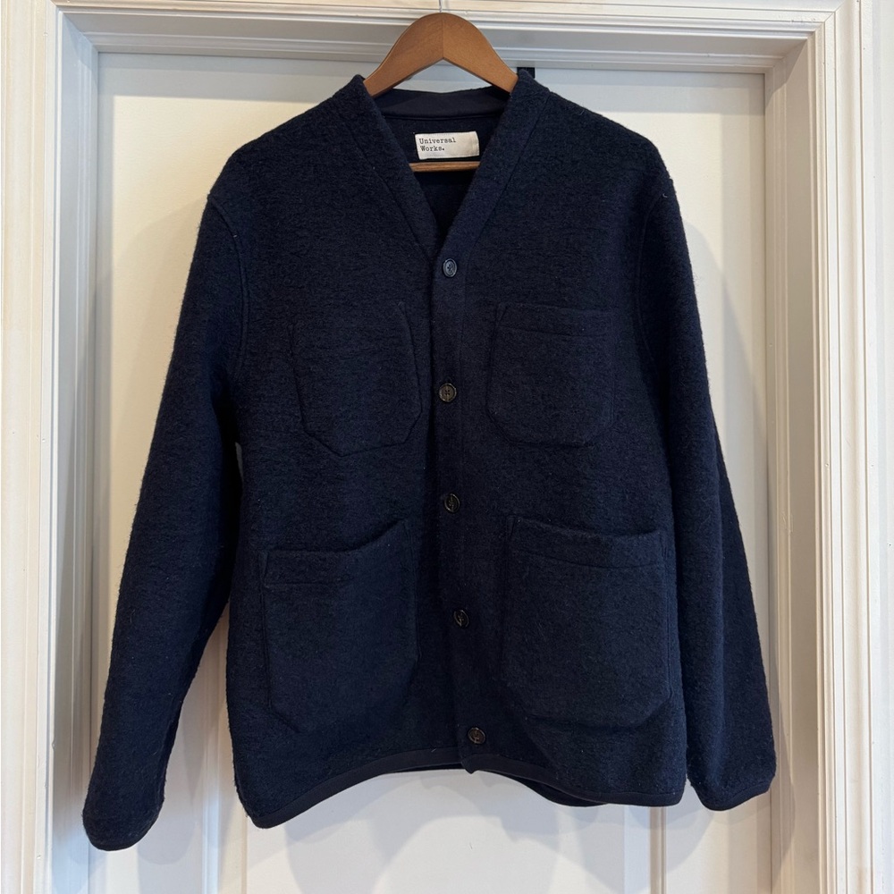 Universal Works wool-blend cardigan